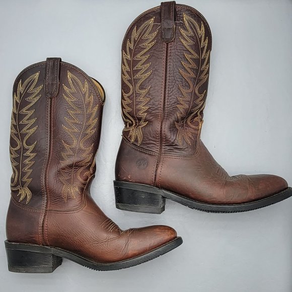 Double H Other - Double-H Work Western Boots 1546 Brown Men's Size 10 EE